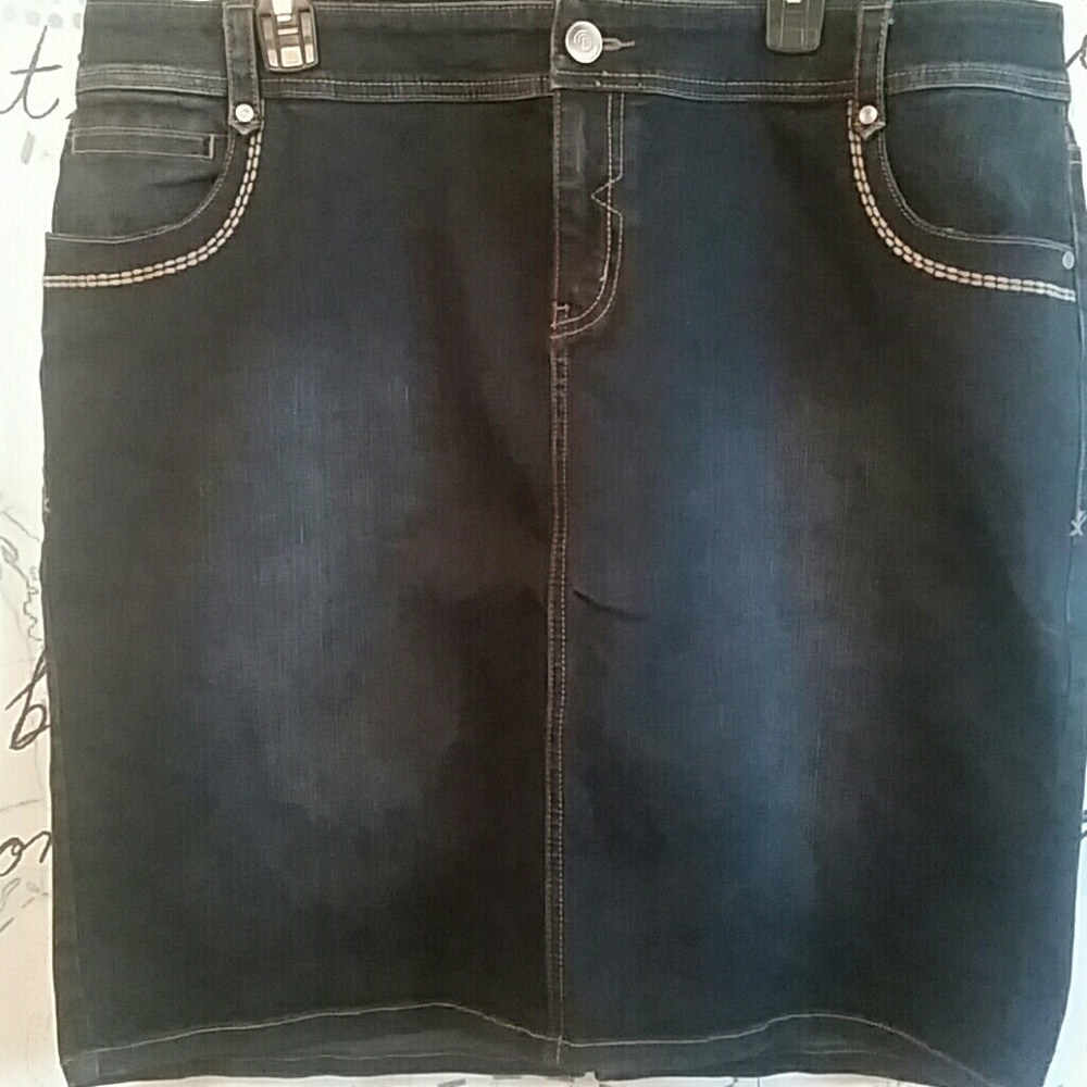 Lane Bryant Jean Skirt Size 20